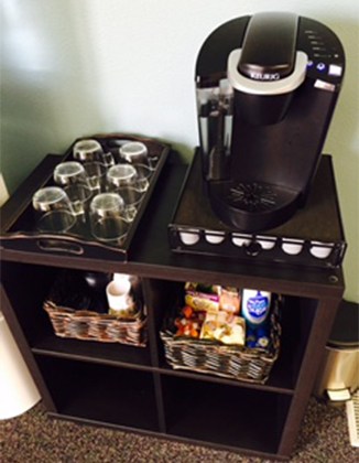 coffee station